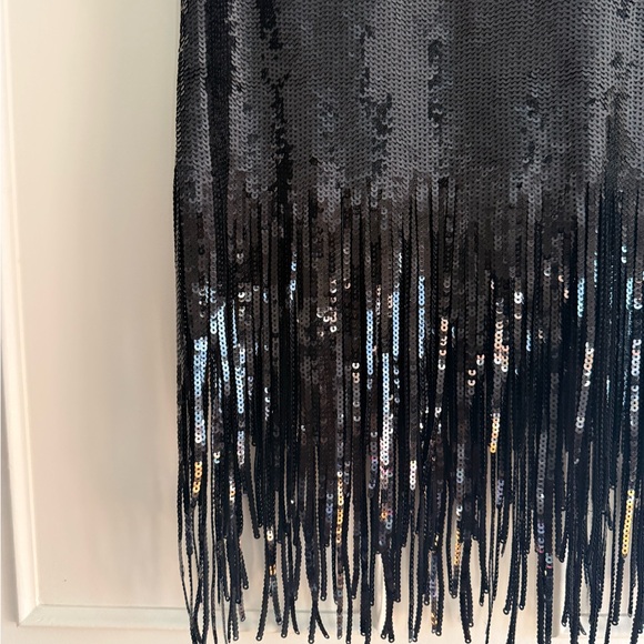 And Other Stories Black Sequin Fringe Skirt - XS - Picture 2 of 4